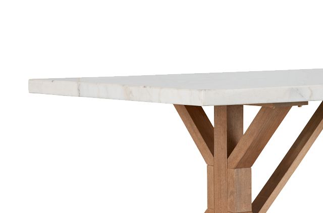 Somerset White Rectangular Table