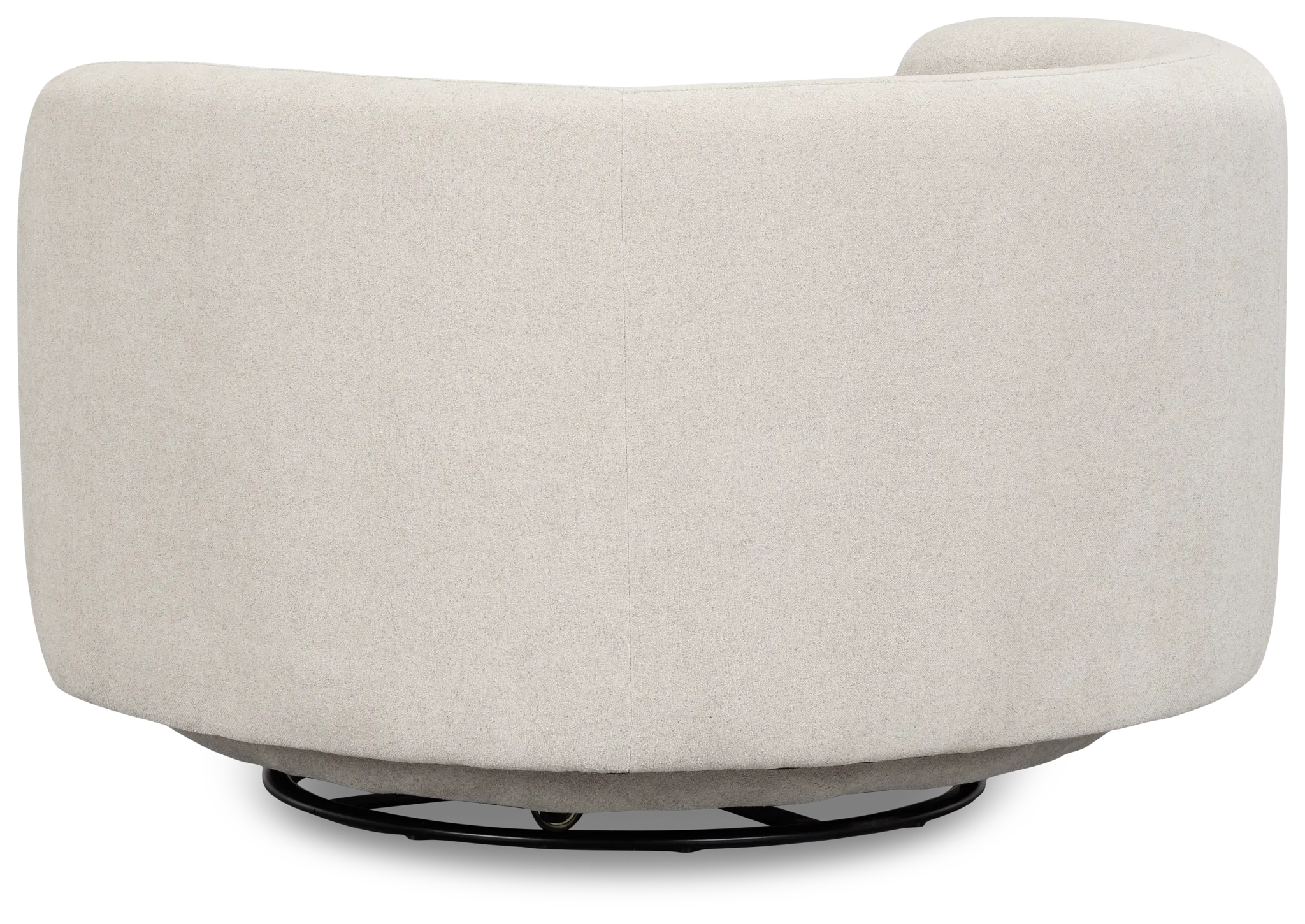 Presley Light Gray Fabric Swivel Chair