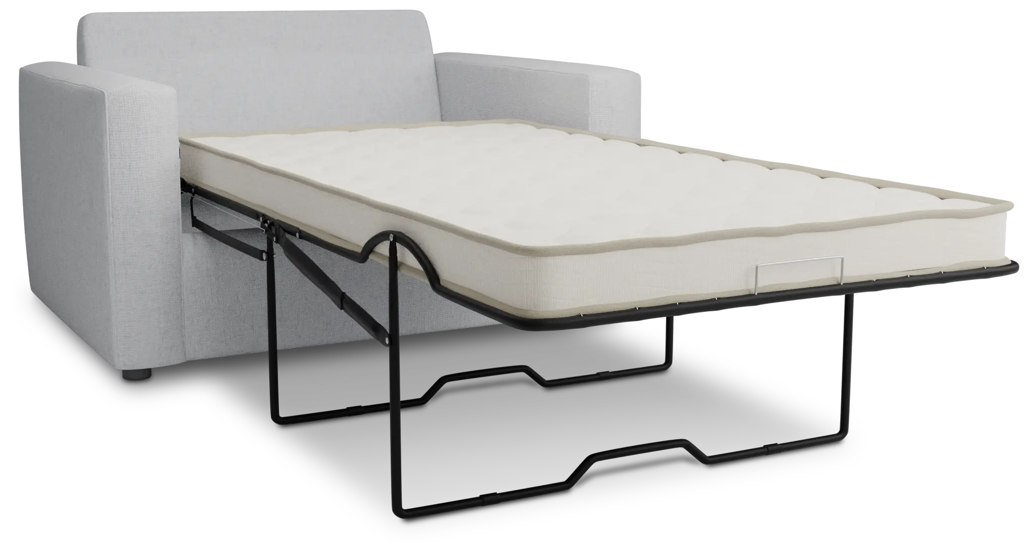 Siesta Delray Pewter Fabric Innerspring Sleeper Siesta Delray Pewter Fabric Innerspring Sleeper