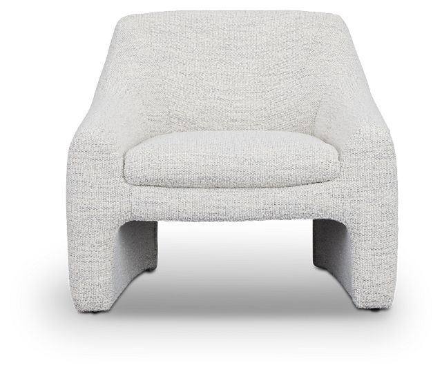 Carter Light Gray Fabric Accent Chair