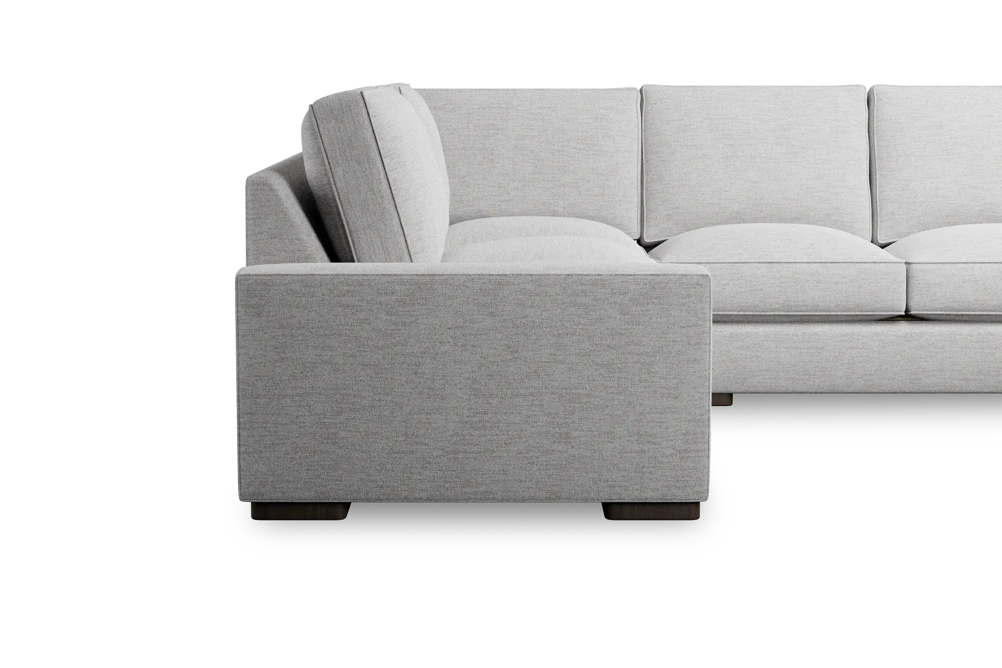 Edgewater Maguire Gray Small Two-arm Sectional Edgewater Maguire Gray Small Two-arm Sectional