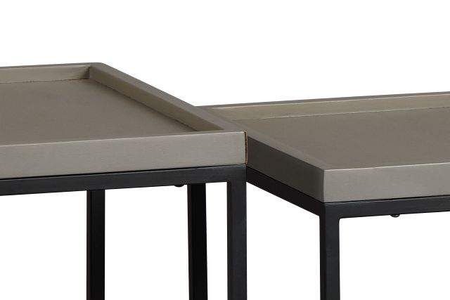 Blaine Gray Set Of 2 Nesting Tables