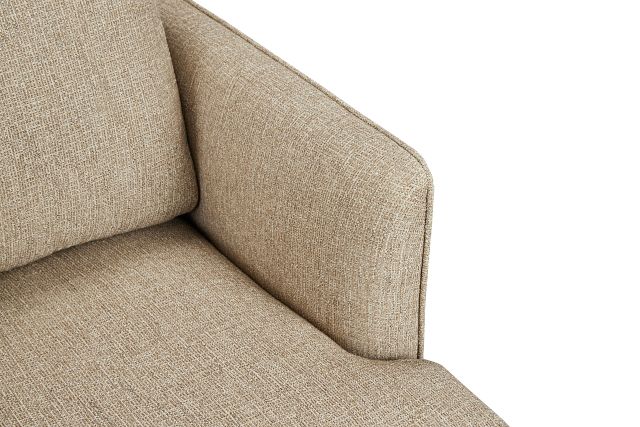 Easton Brown Fabric Left Chaise Sectional