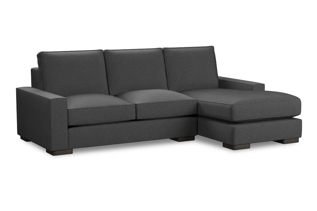 Edgewater Delray Dark Gray Right Chaise Sectional Edgewater Delray Dark Gray Right Chaise Sectional