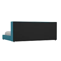 Captiva Elite Teal 48" Upholstered Shelter Bed