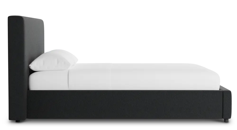 Grayton Elite Black 44" Upholstered Platform Bed Grayton Elite Black 44" Upholstered Platform Bed