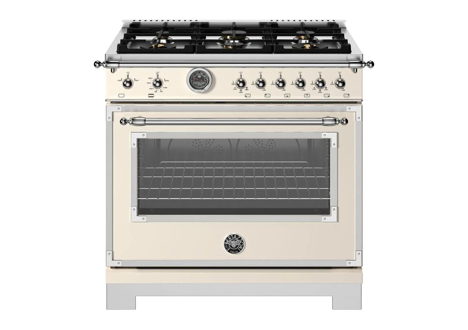 Bertazzoni 366 Series Ivory 36" Gas Range