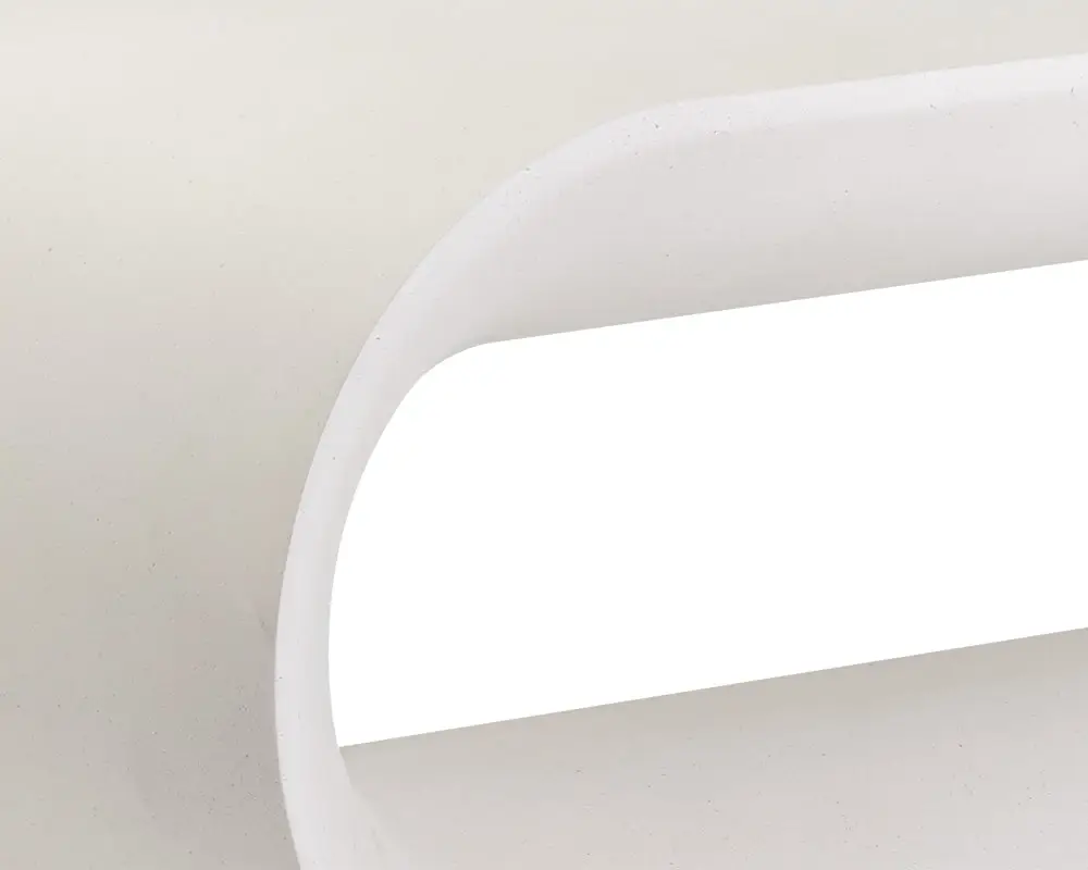 Pierce White Oval Bench Pierce White Oval Bench