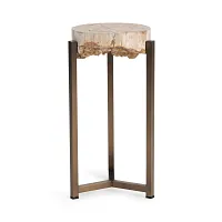 Reef Light Tone Small Round Accent Table