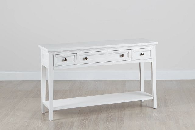 Heron Cove White Sofa Table