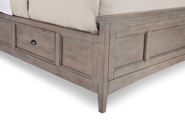 Heron Cove Light Tone Panel Storage Bed