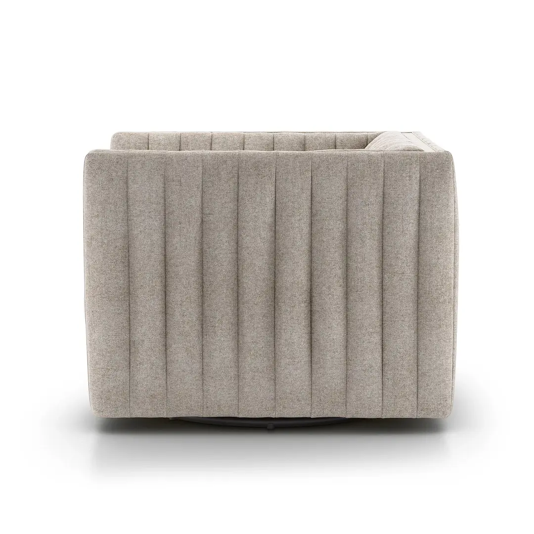 Four Hands Sarah Light Beige Fabric Swivel Accent Chair Four Hands Sarah Light Beige Fabric Swivel Accent Chair
