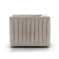Four Hands Sarah Light Beige Fabric Swivel Accent Chair