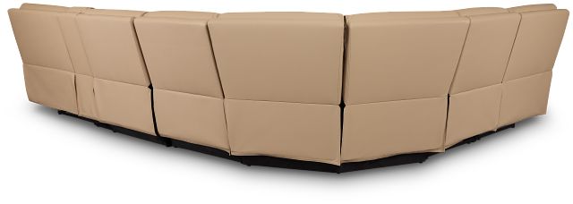 Rhett Taupe Micro Large Two-arm Manually Reclining Sectional