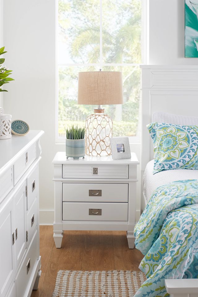 Marina White Nightstand