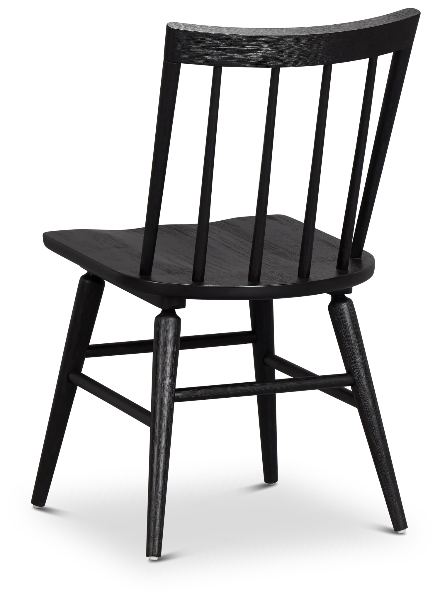 Taylor Black Slat Side Chair