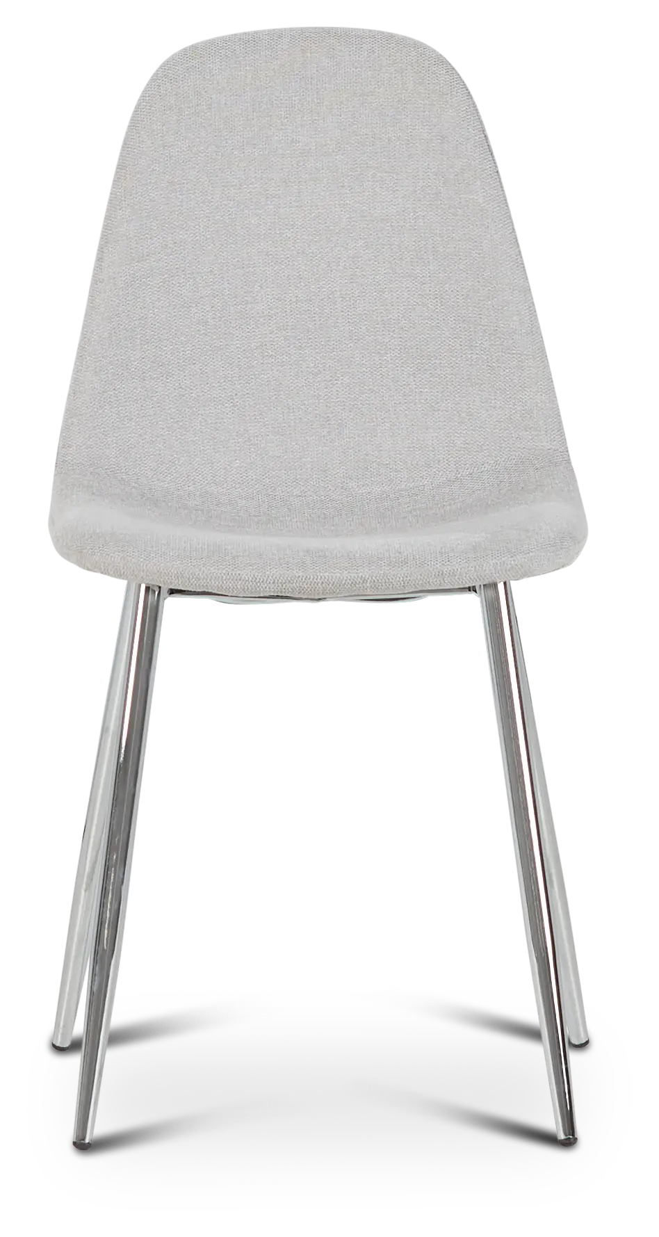 Havana Light Gray Upholstered Side Chair W/ Chrome Legs Havana Light Gray Upholstered Side Chair W/ Chrome Legs