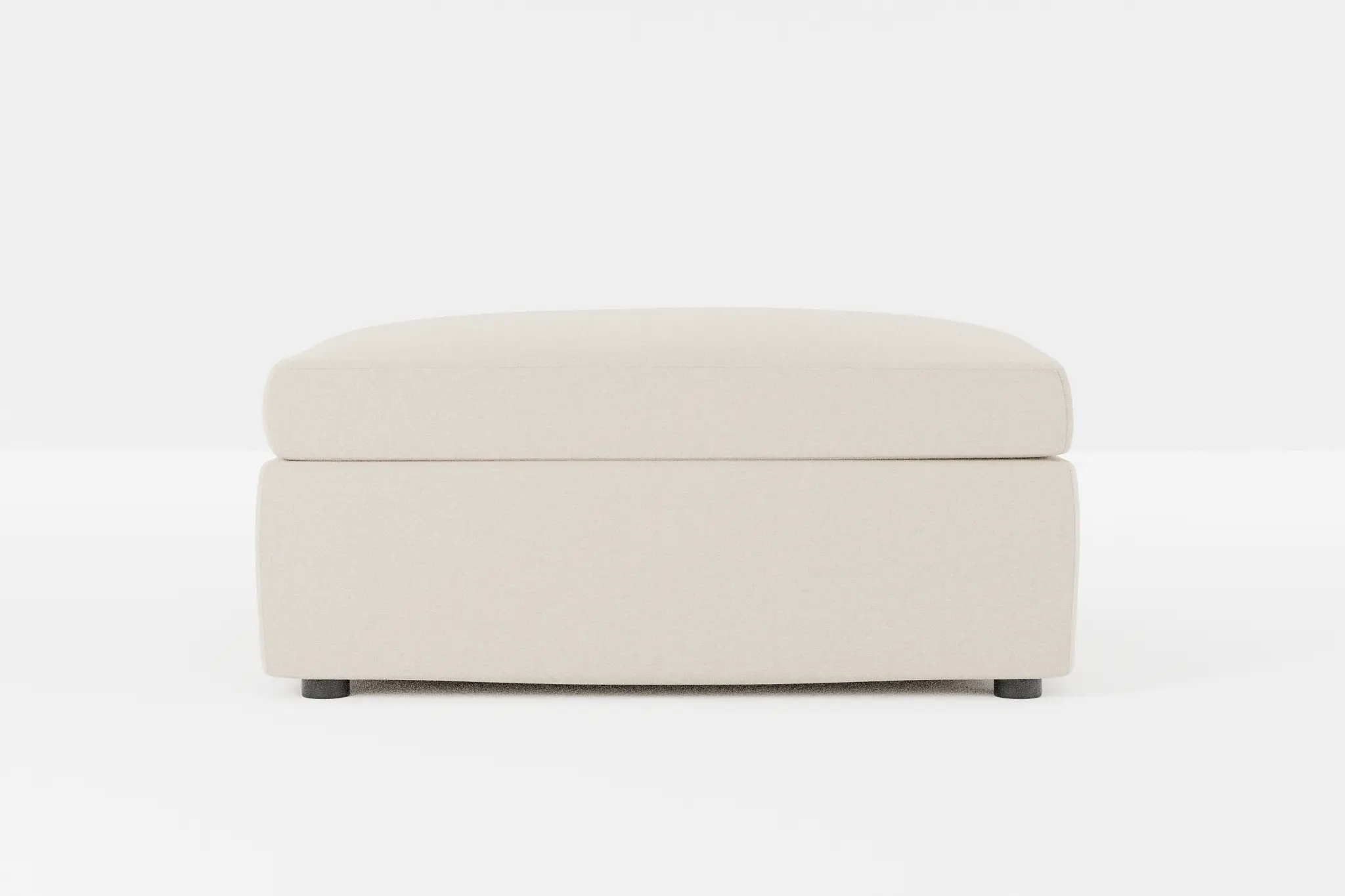 Destin Suave Beige Fabric Cocktail Ottoman Destin Suave Beige Fabric Cocktail Ottoman