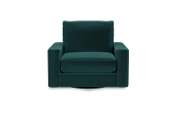 Edgewater Joya Teal Swivel Chair