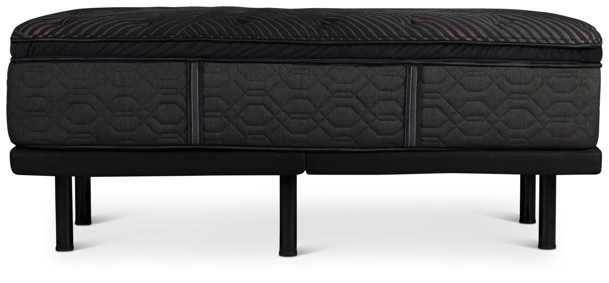 Beautyrest Black Series Two Plush Pillow Top Deluxe Adjustable Mattress Set