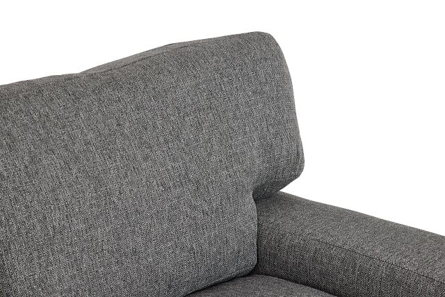 Veronica Dark Gray Down Loveseat