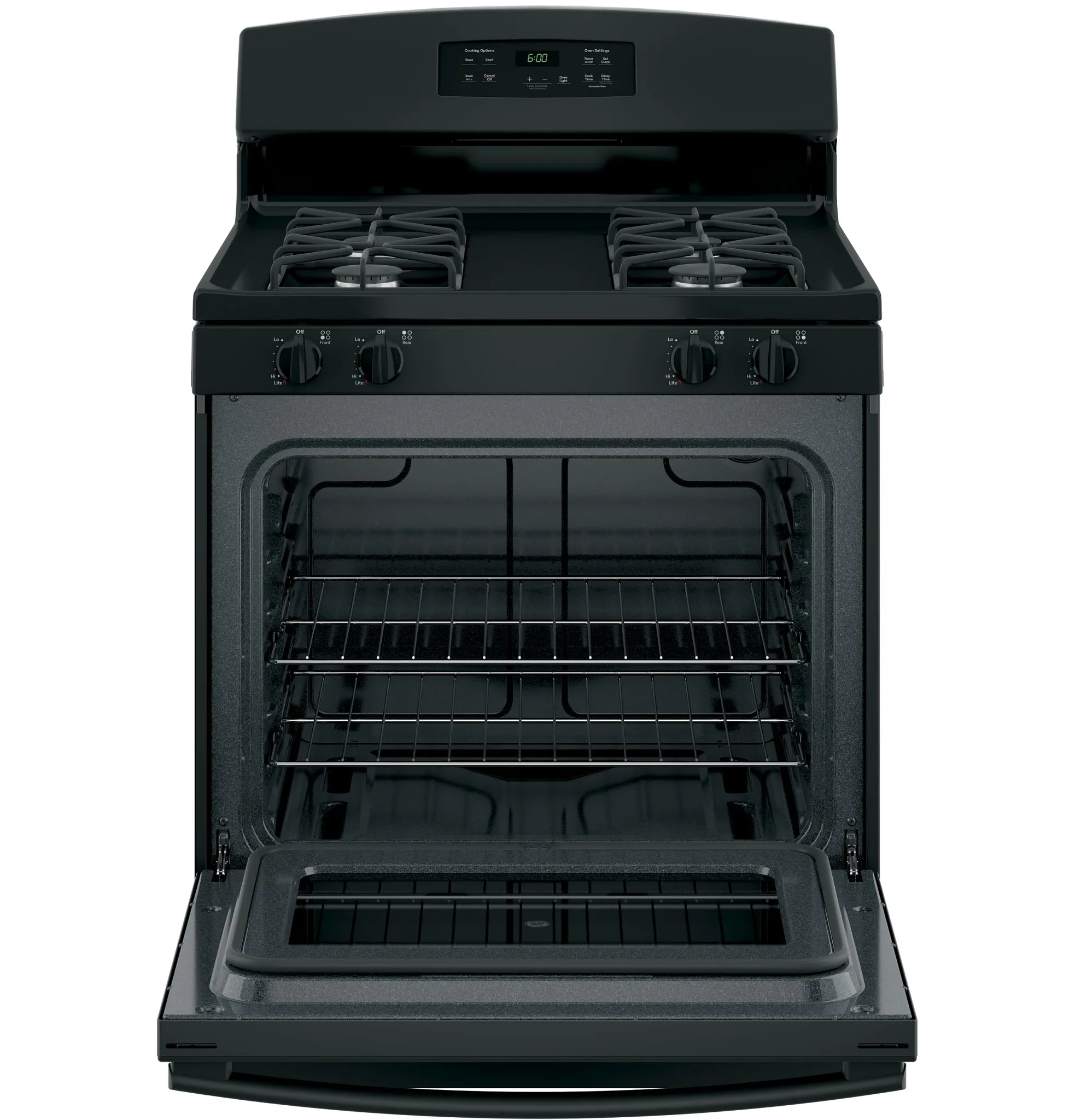 Ge 60 Series Black 30" Gas Range