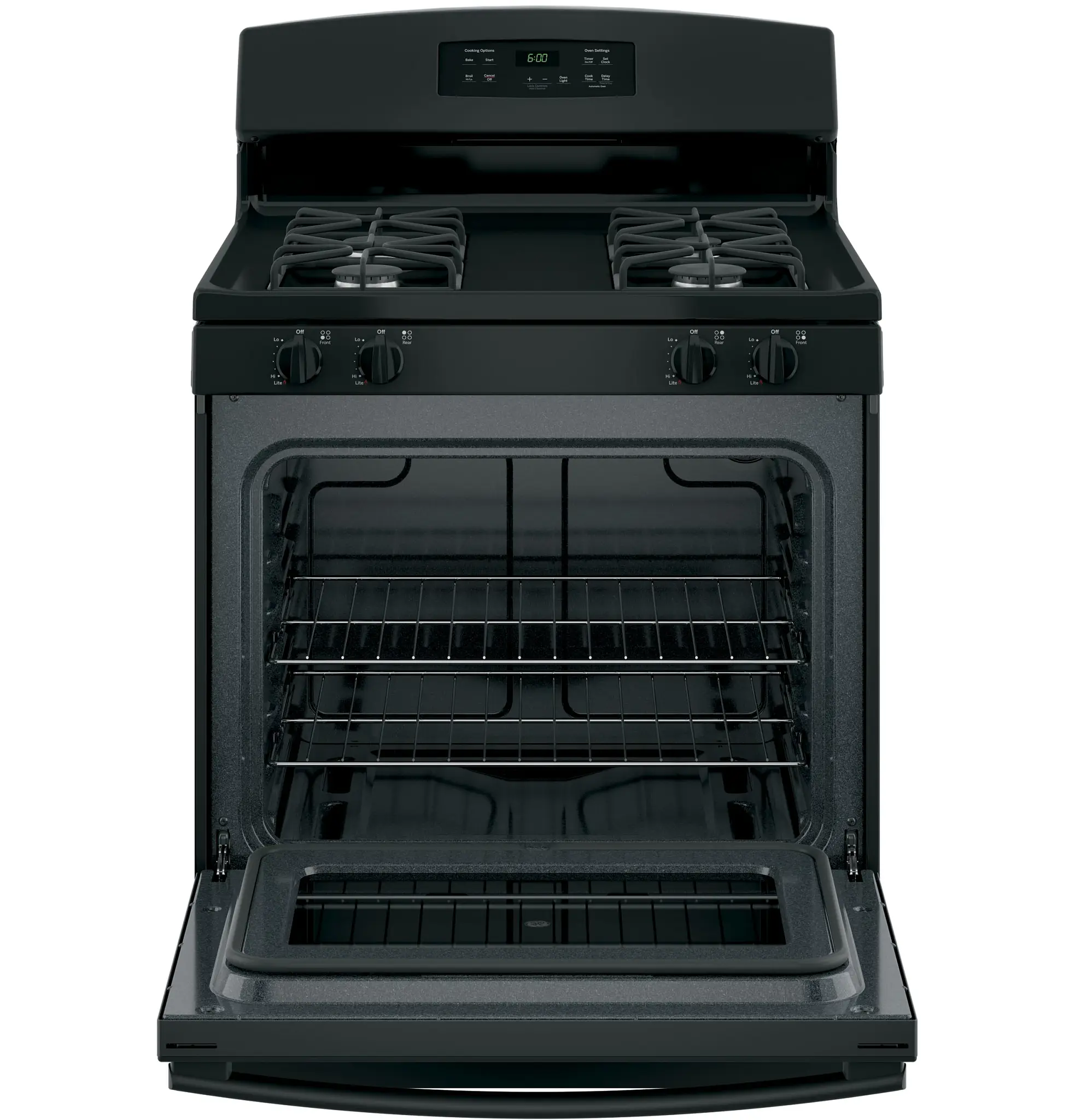 Ge 60 Series Black 30" Gas Range Ge 60 Series Black 30" Gas Range