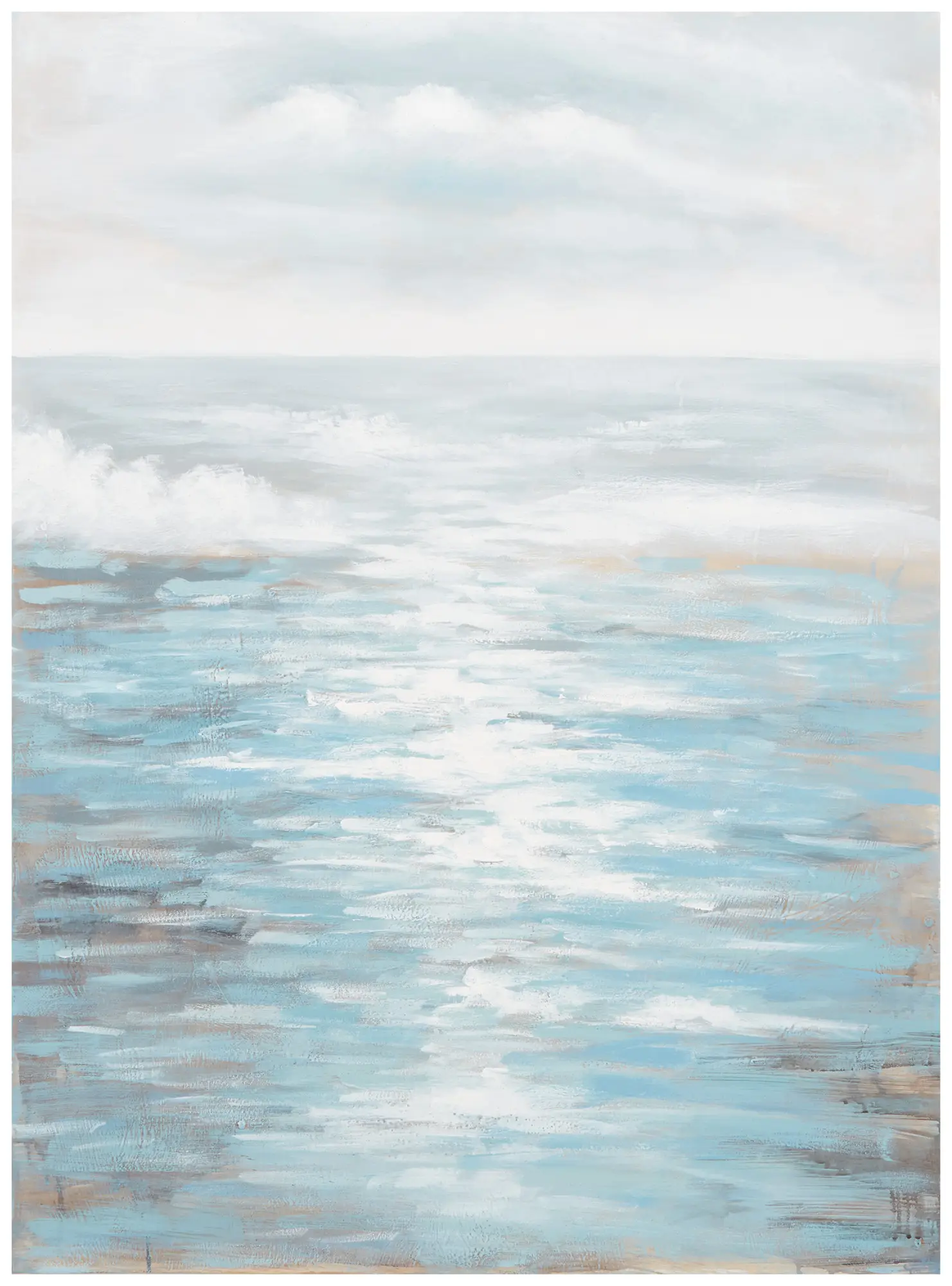 Seaside Light Blue Canvas Wall Art Seaside Light Blue Canvas Wall Art
