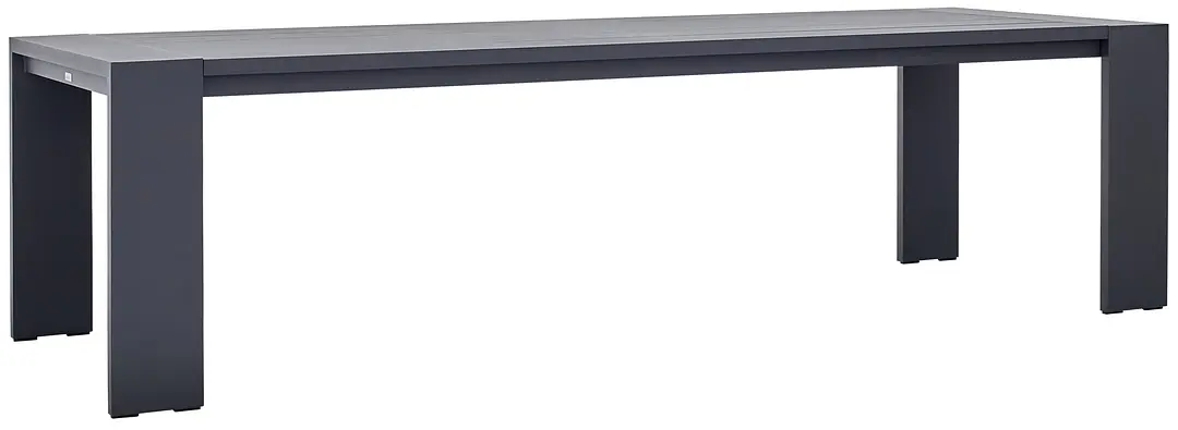 Linear Dark Gray 110" Rectangular Table Linear Dark Gray 110" Rectangular Table