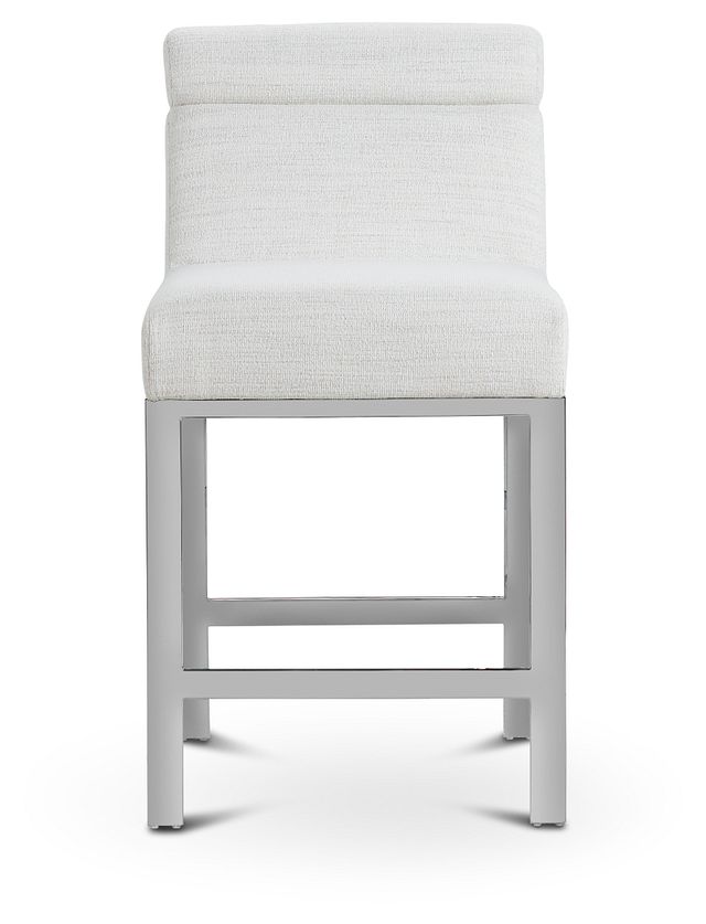 Ocean Drive Whitemetal 24" Upholstered Barstool