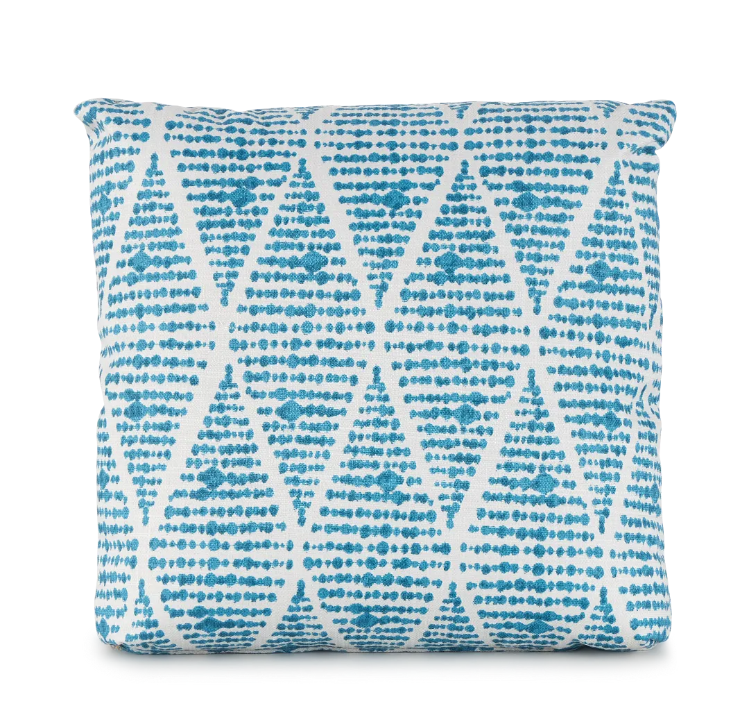Foster Teal 18" Indoor/outdoor Square Accent Pillow