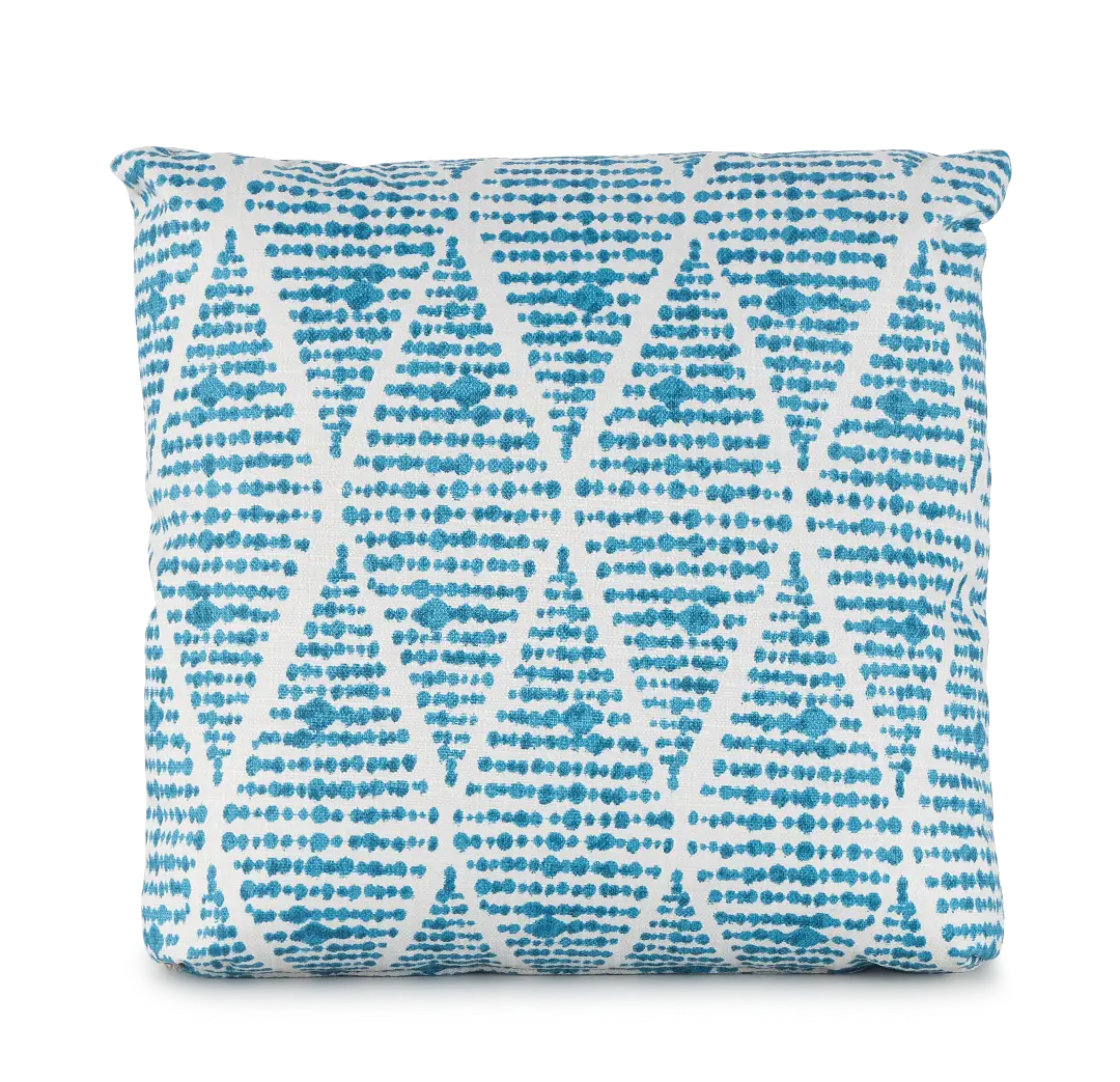 Foster Teal 18" Indoor/outdoor Square Accent Pillow Foster Teal 18" Indoor/outdoor Square Accent Pillow