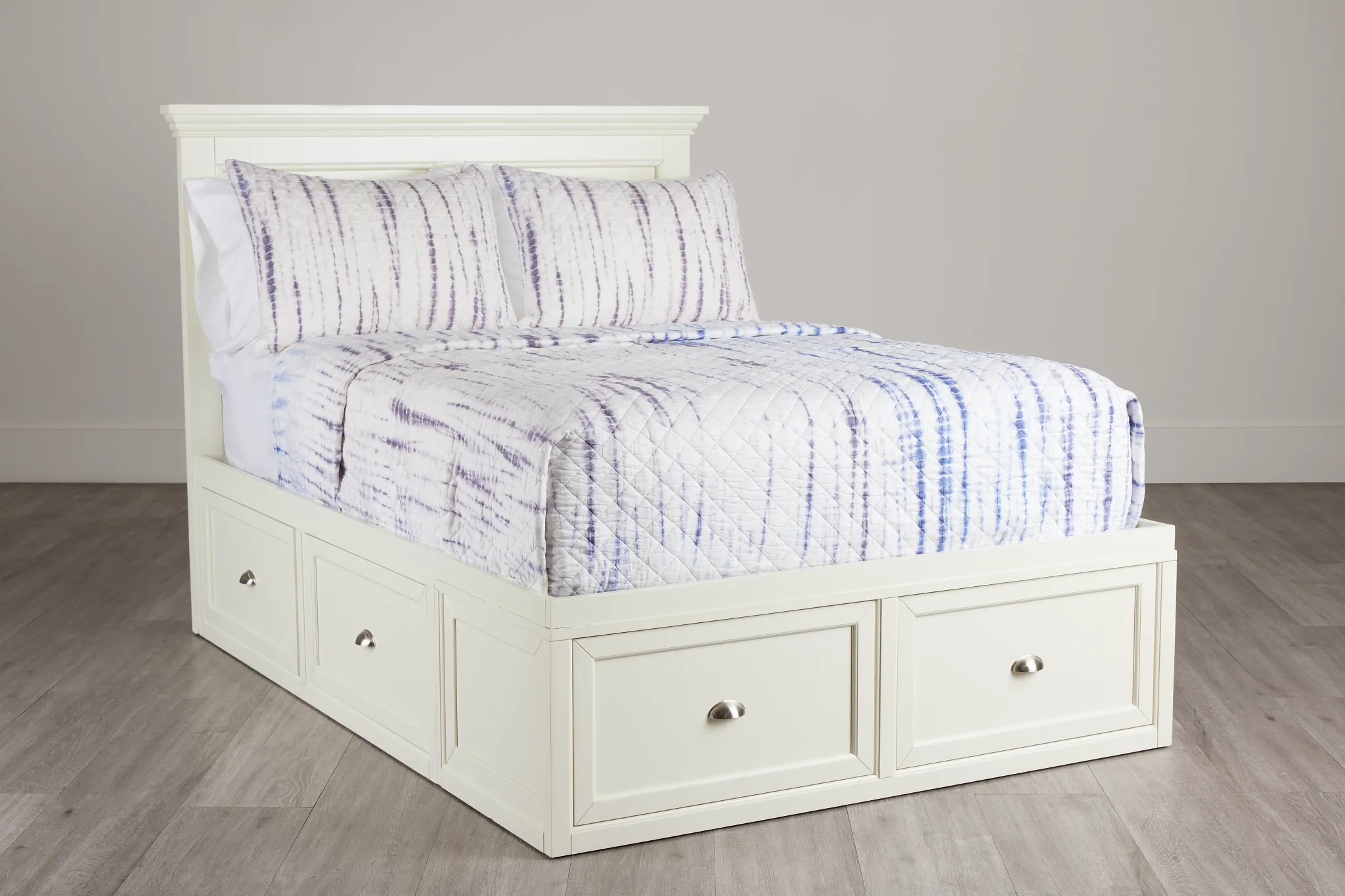 Spencer Ivory 6-drawer Platform Storage Bed