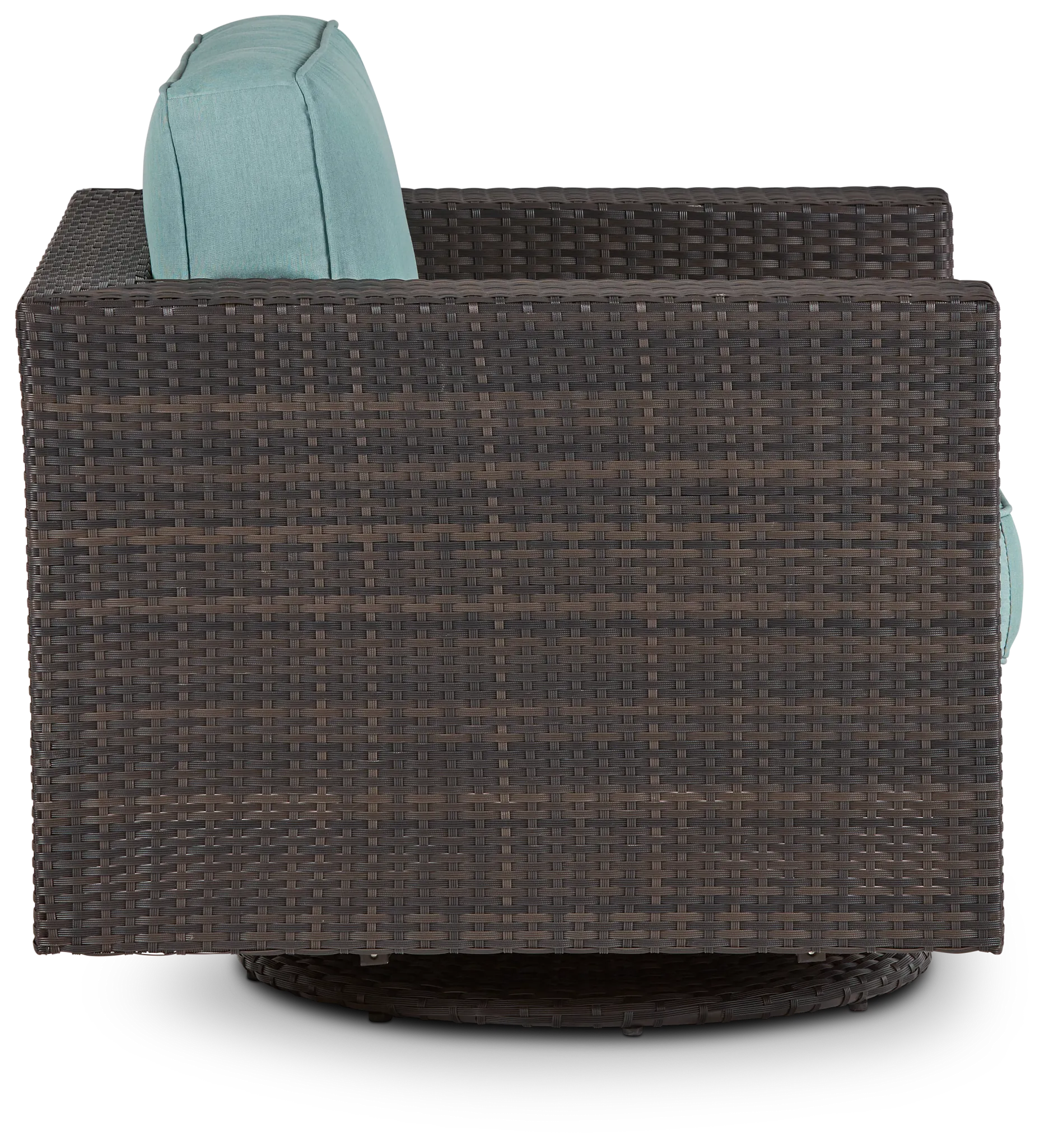 Fina Teal Swivel Chair