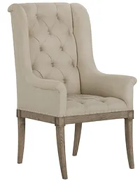 Marquesa Beige Upholstered Arm Chair