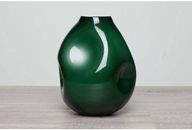 Holly Dark Green Medium Vase