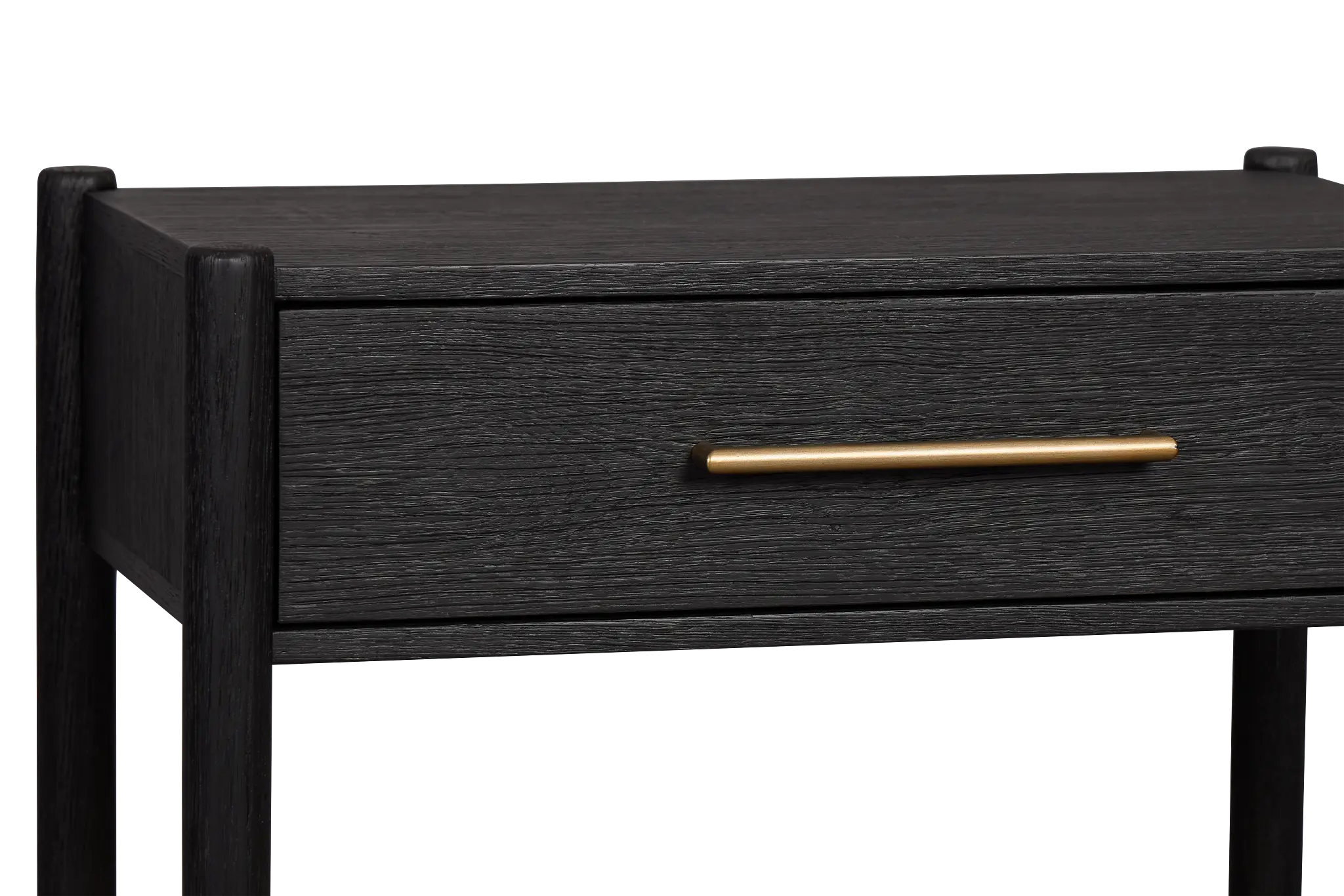 Santorini Black Woven Nightstand Santorini Black Woven Nightstand