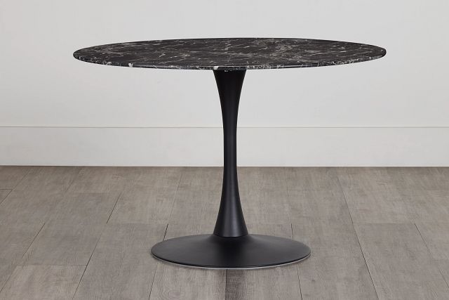 Brela Black Marble Round Table