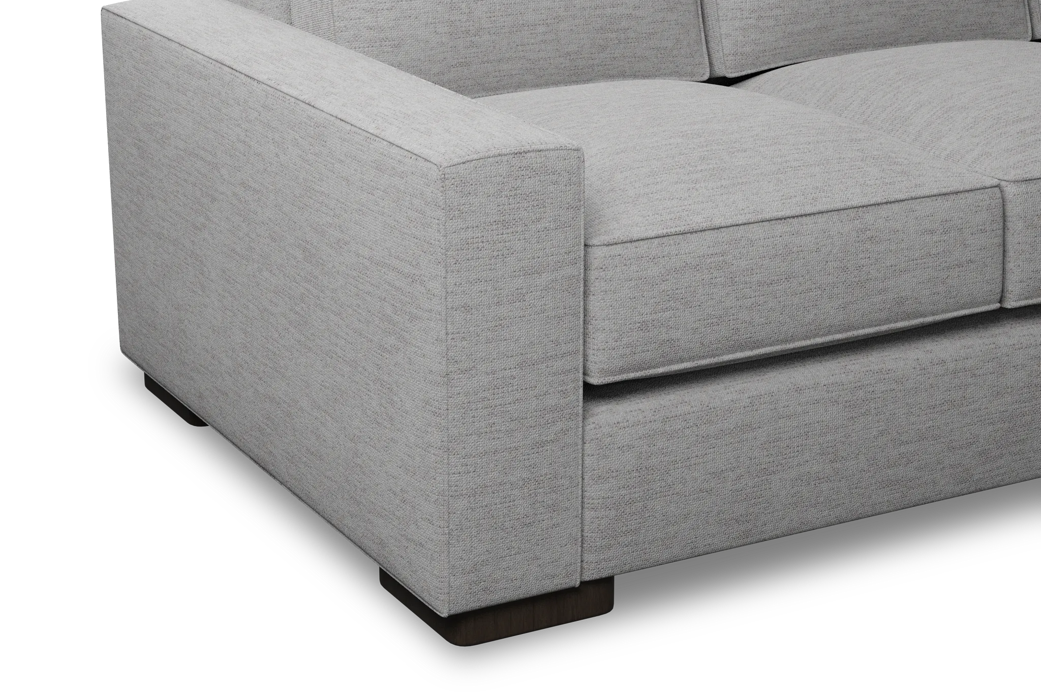 Edgewater Maguire Gray 84" Sofa W/ 3 Cushions