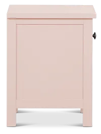 Charleston Pink 1-drawer Nightstand