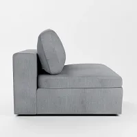 Destin Revenue Gray Fabric Swivel Chair