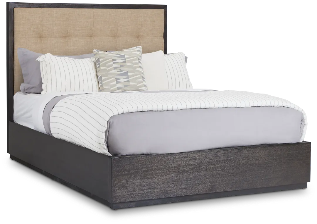 Madden Dark Tone Wood Platform Bed