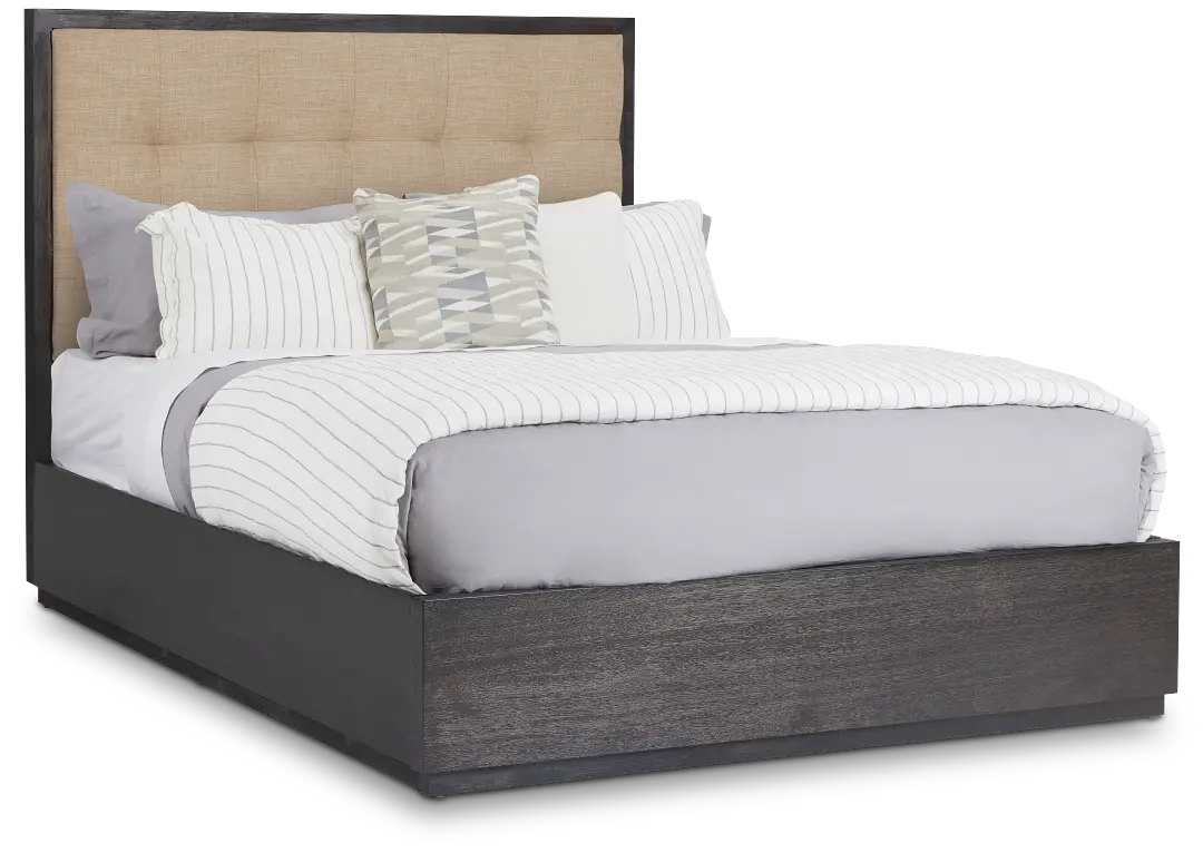 Madden Dark Tone Wood Platform Bed Madden Dark Tone Wood Platform Bed