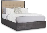 Madden Dark Tone Wood Platform Bed