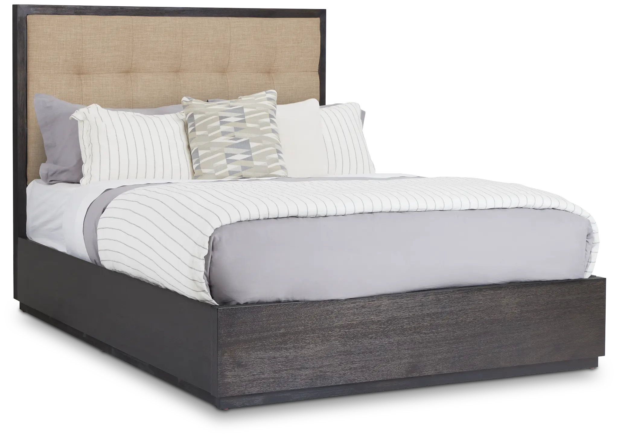 Madden Dark Tone Wood Platform Bed Madden Dark Tone Wood Platform Bed
