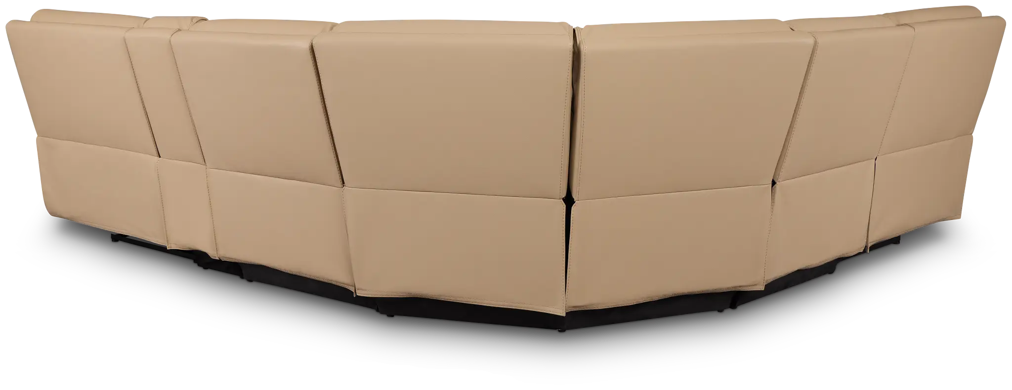 Rhett Taupe Micro Small Two-arm Manually Reclining Sectional Rhett Taupe Micro Small Two-arm Manually Reclining Sectional