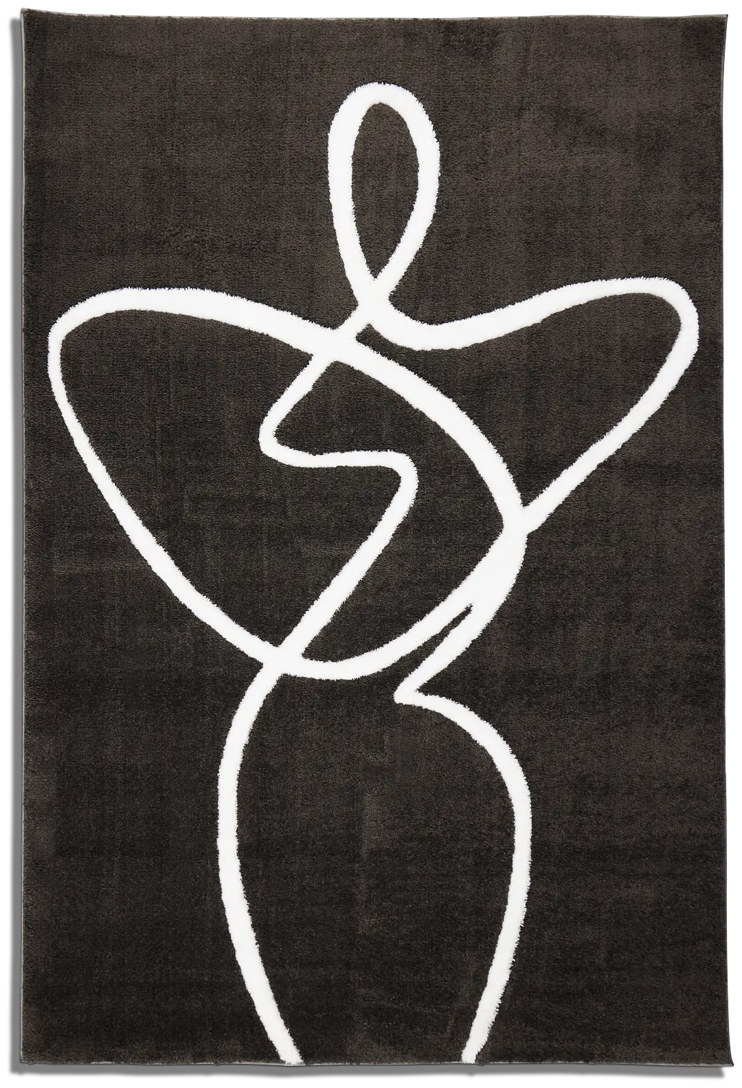 Mimi Dark Gray 5x8 Area Rug Mimi Dark Gray 5x8 Area Rug