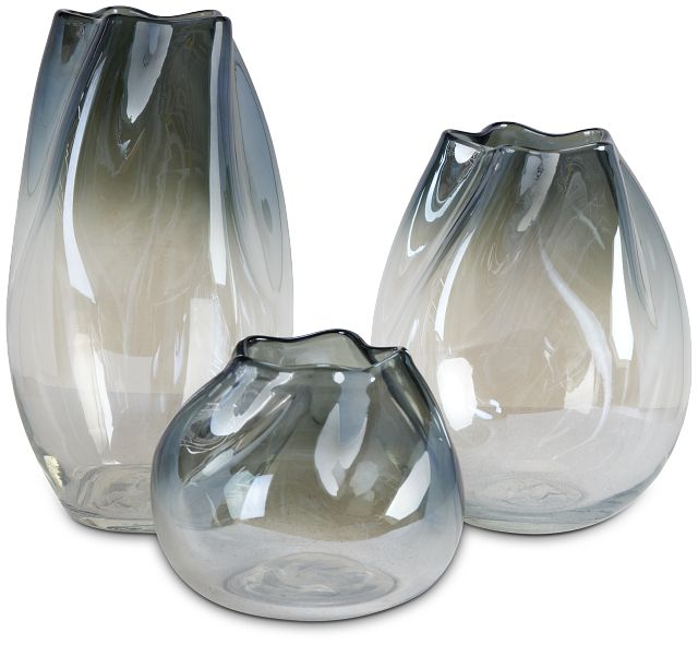 Tinley Dark Gray Medium Vase (3)