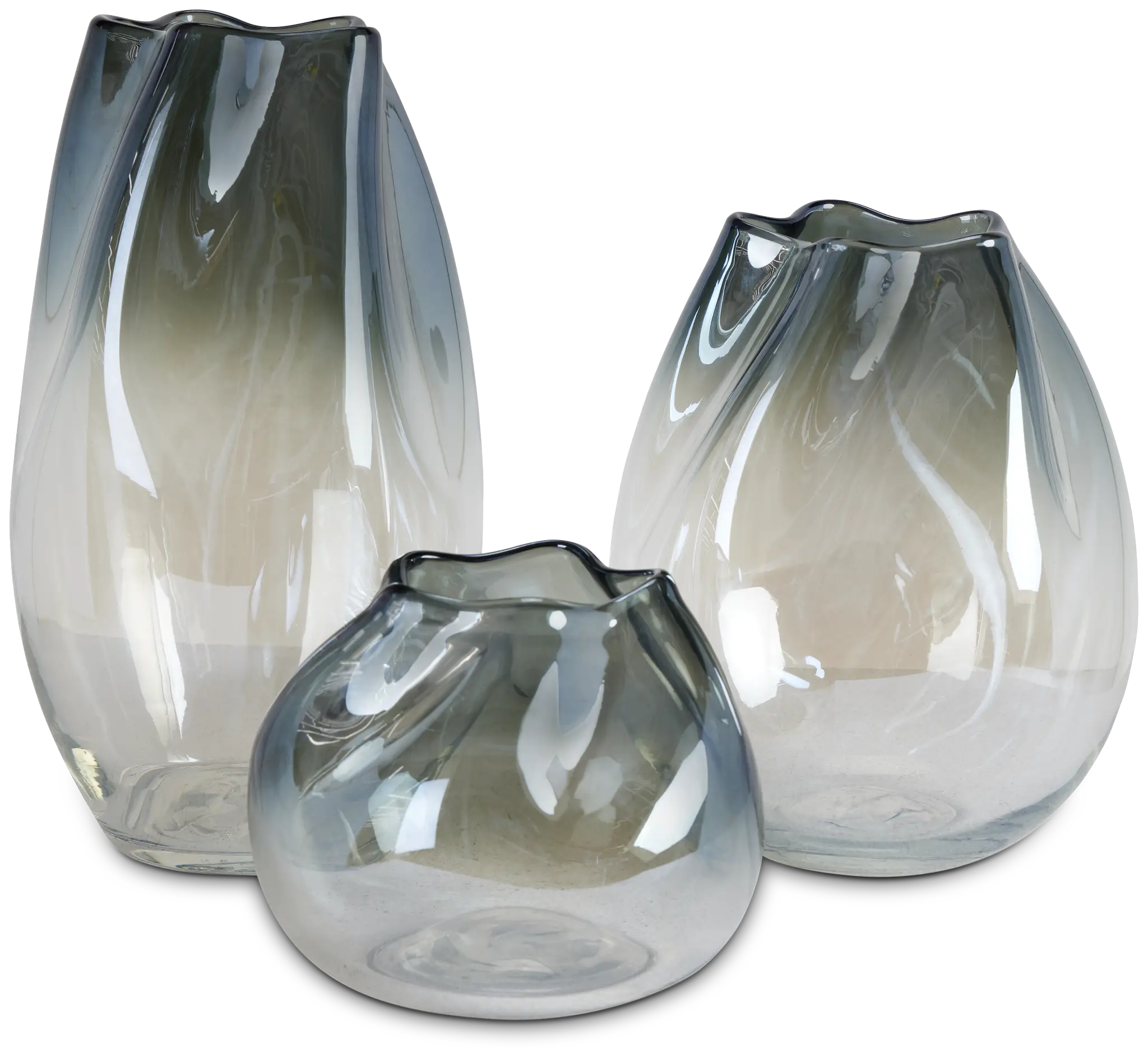 Tinley Dark Gray Small Vase Tinley Dark Gray Small Vase