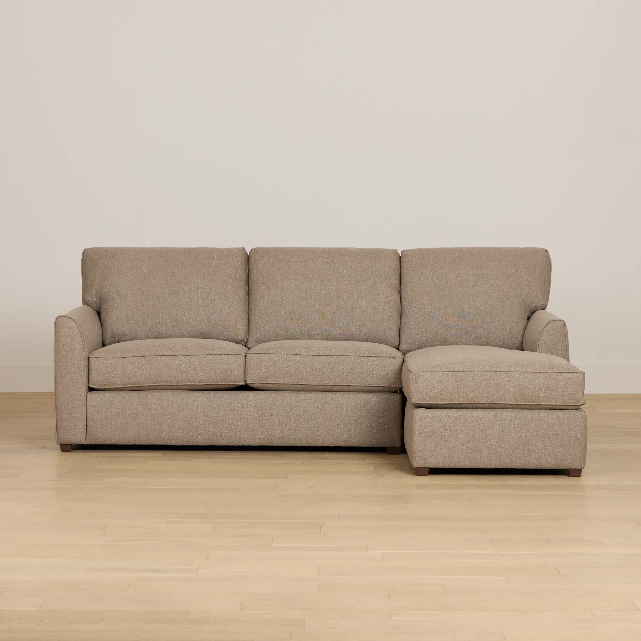 Tate Brown Fabric Right Chaise Sectional